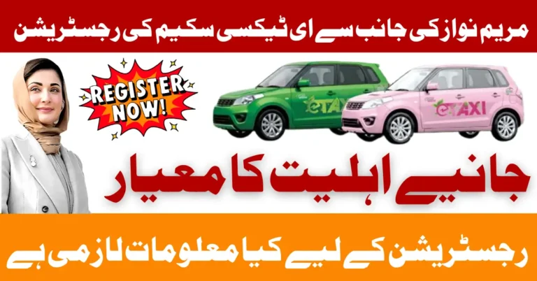 E Taxi Scheme 2025 Online Apply via Portal Know Full Guide Step by Step