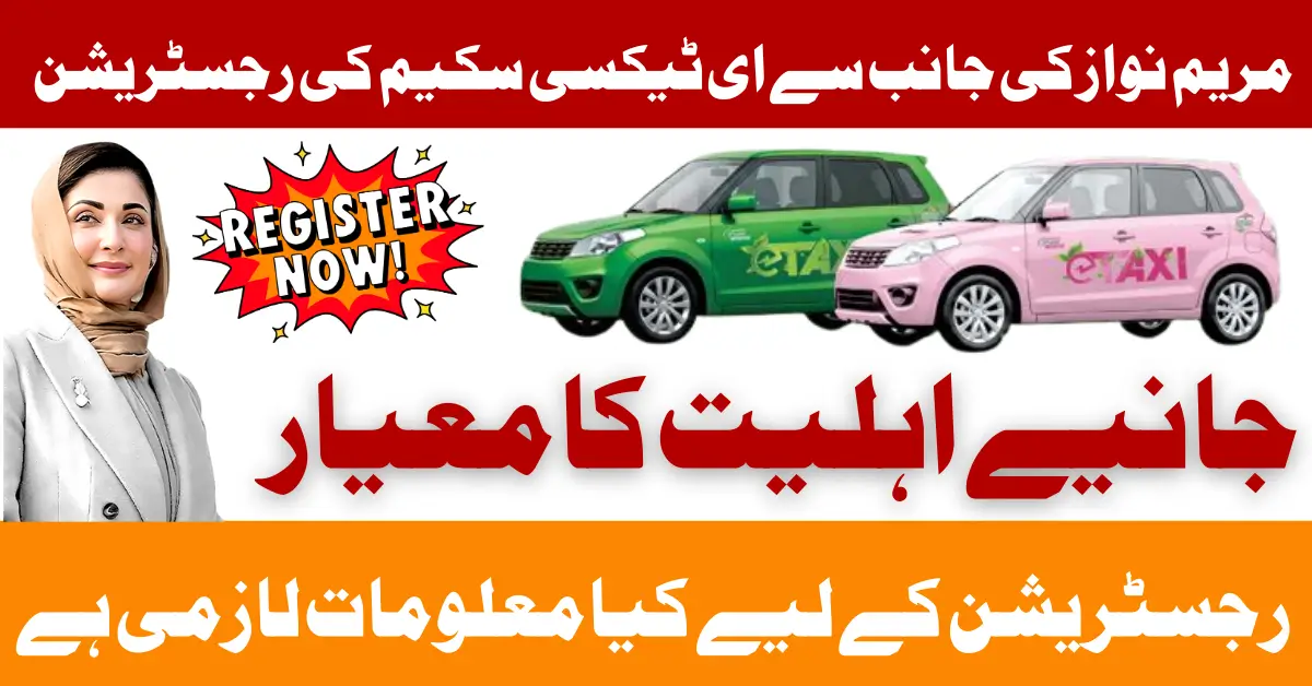 E Taxi Scheme 2025 Online Apply via Portal Know Full Guide Step by Step
